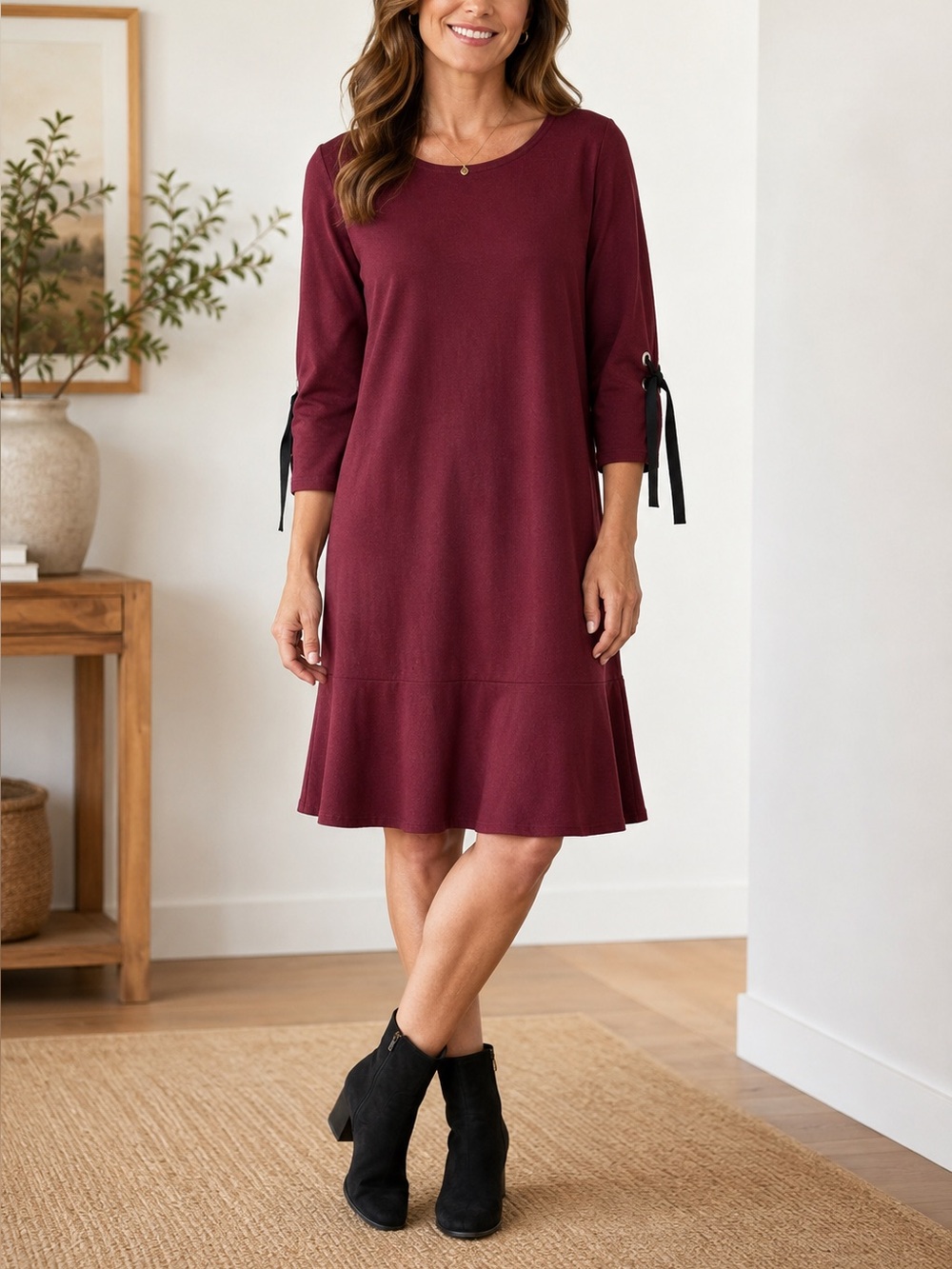 T.B.T. Designs Burgundy Dress
